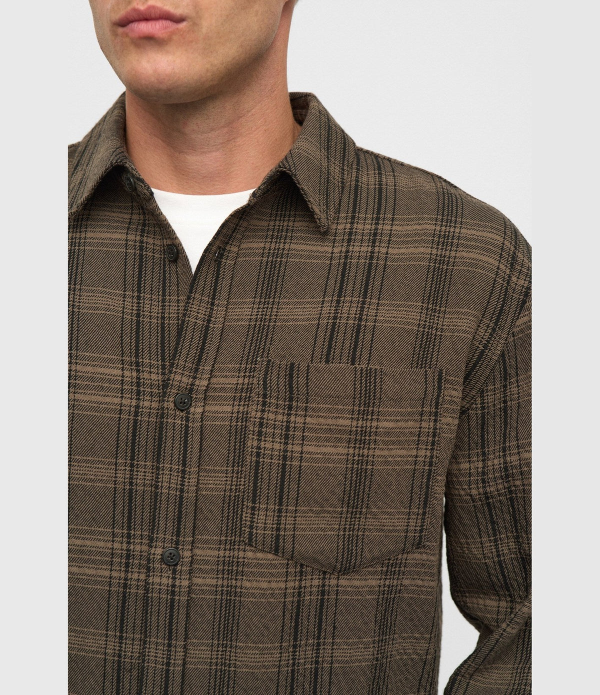 Anerkjendt Otto Check LS Shirt Delicioso