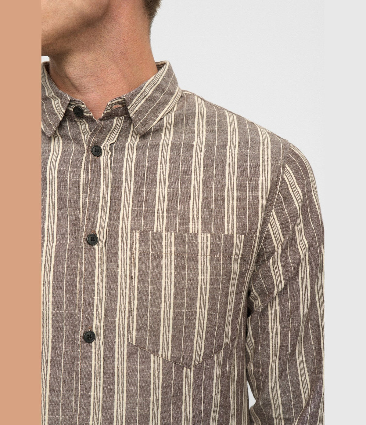 Anerkjendt Leif Stripe2 LS Shirt Delicioso