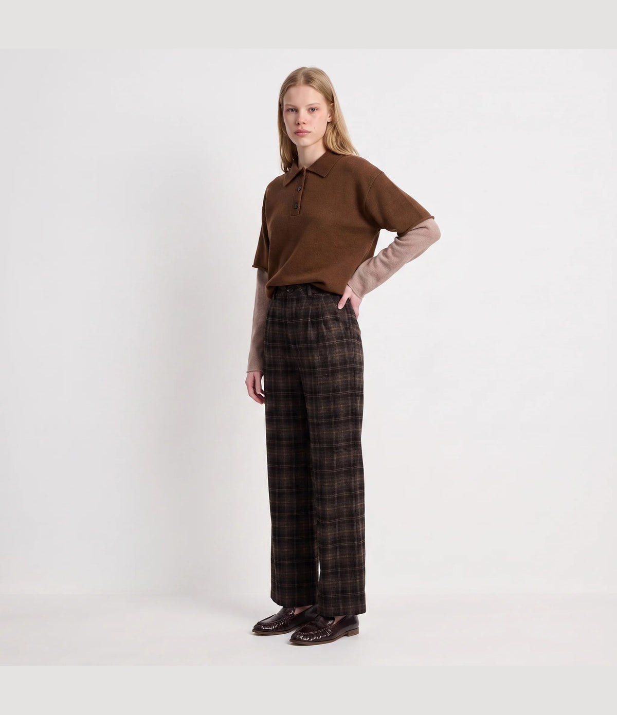 Artlove Mareline Jersey Polo Brown