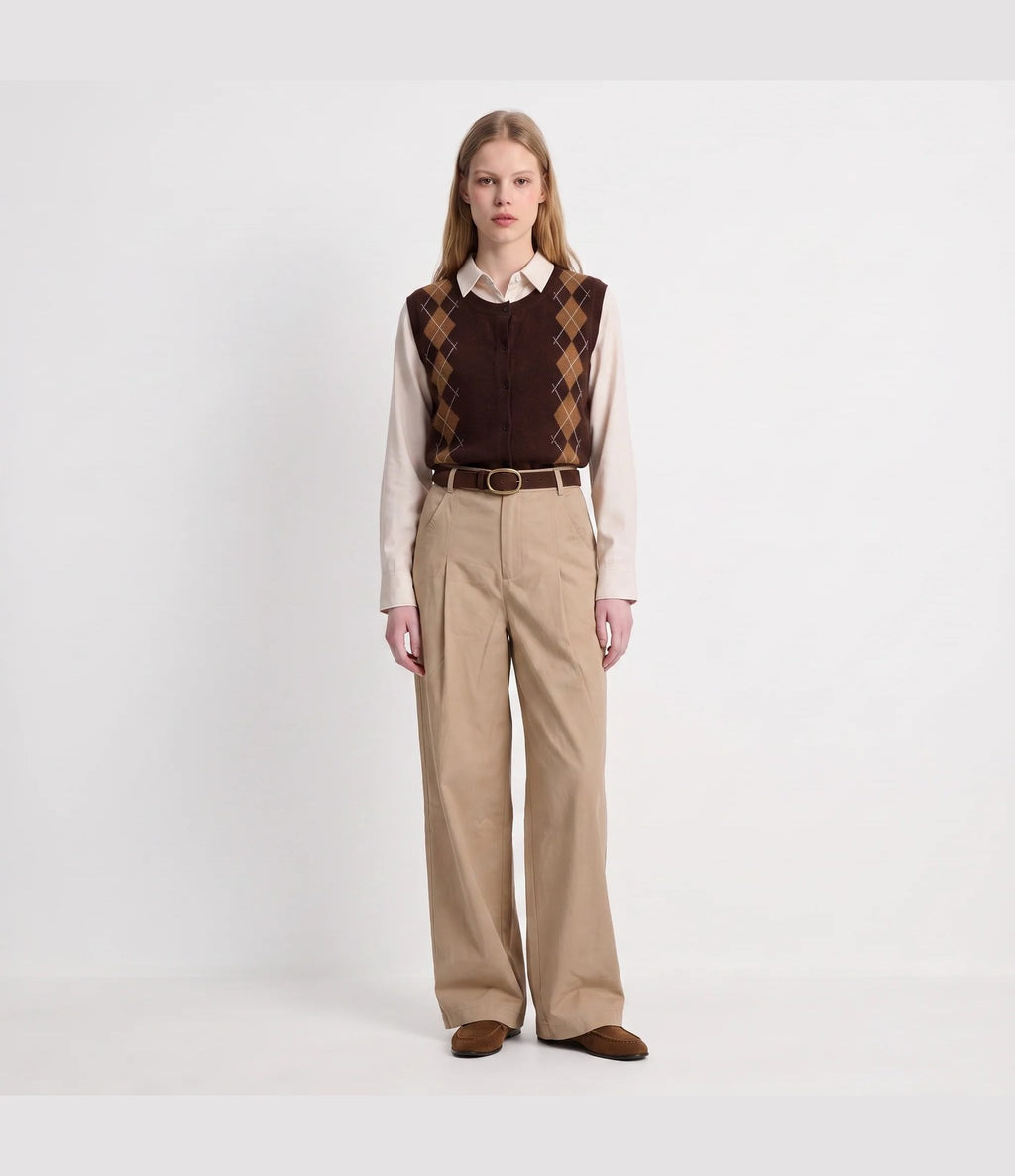 Artlove Aniane Chaleco Rombos Brown