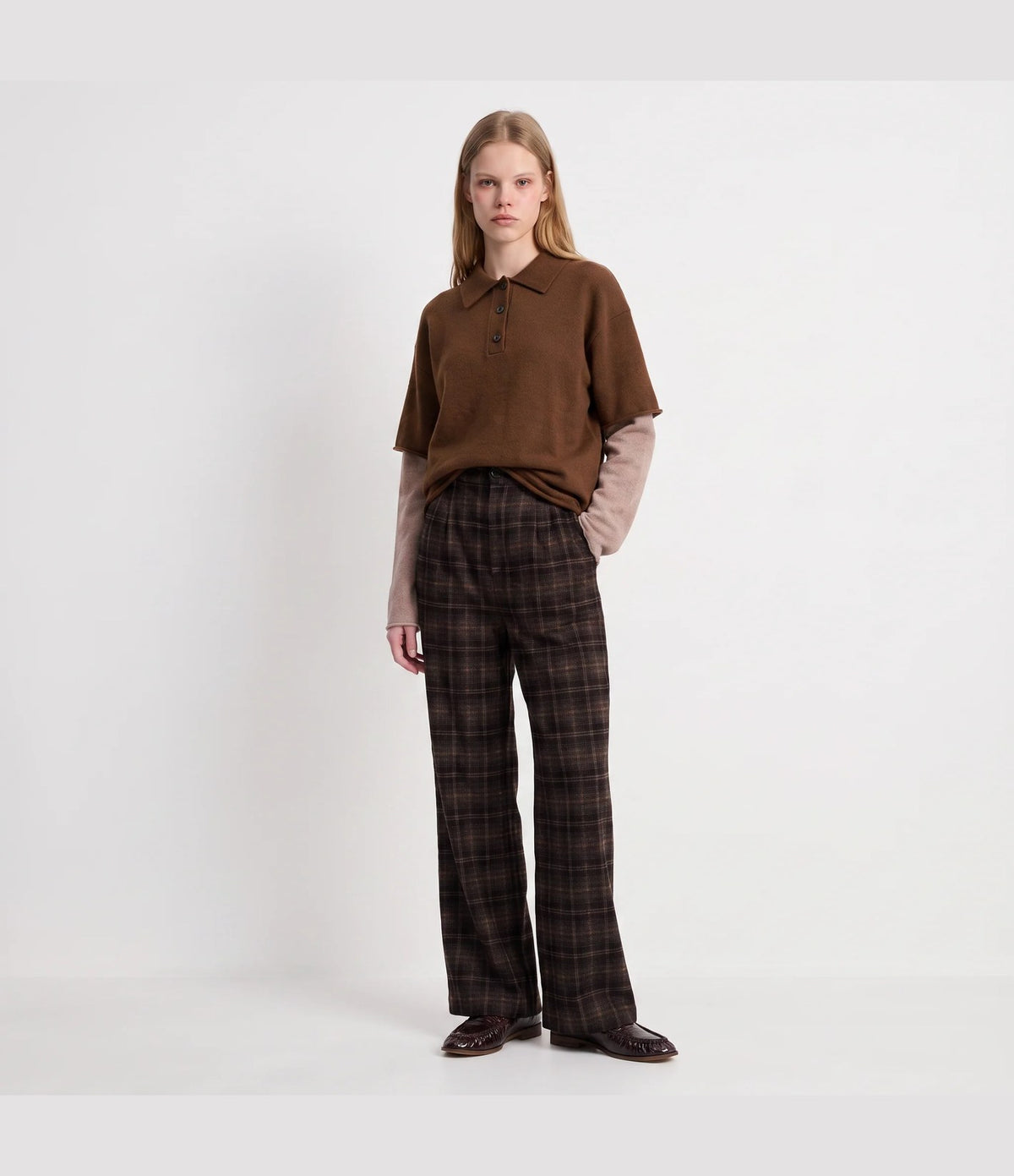 Artlove Eraura Pantalón Cuadros Brown