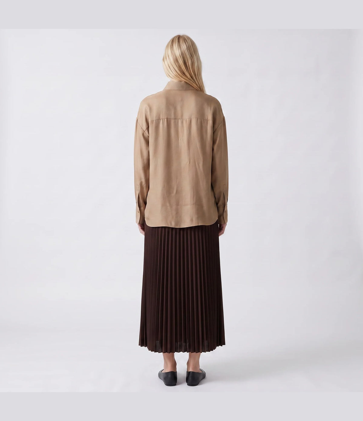 Artlove Cleane Falda Plisada Brown