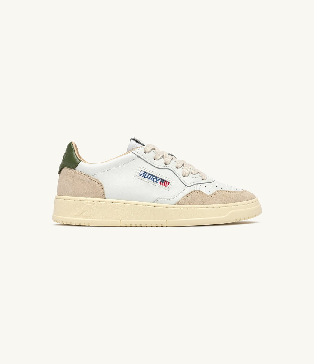 Autry Medalist Low Blanco Verde Bronce
