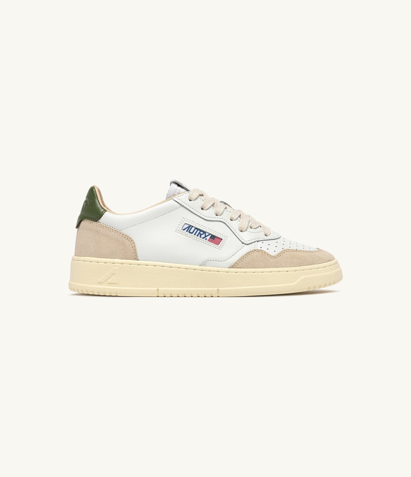 Autry Medalist Low Blanco Verde Bronce