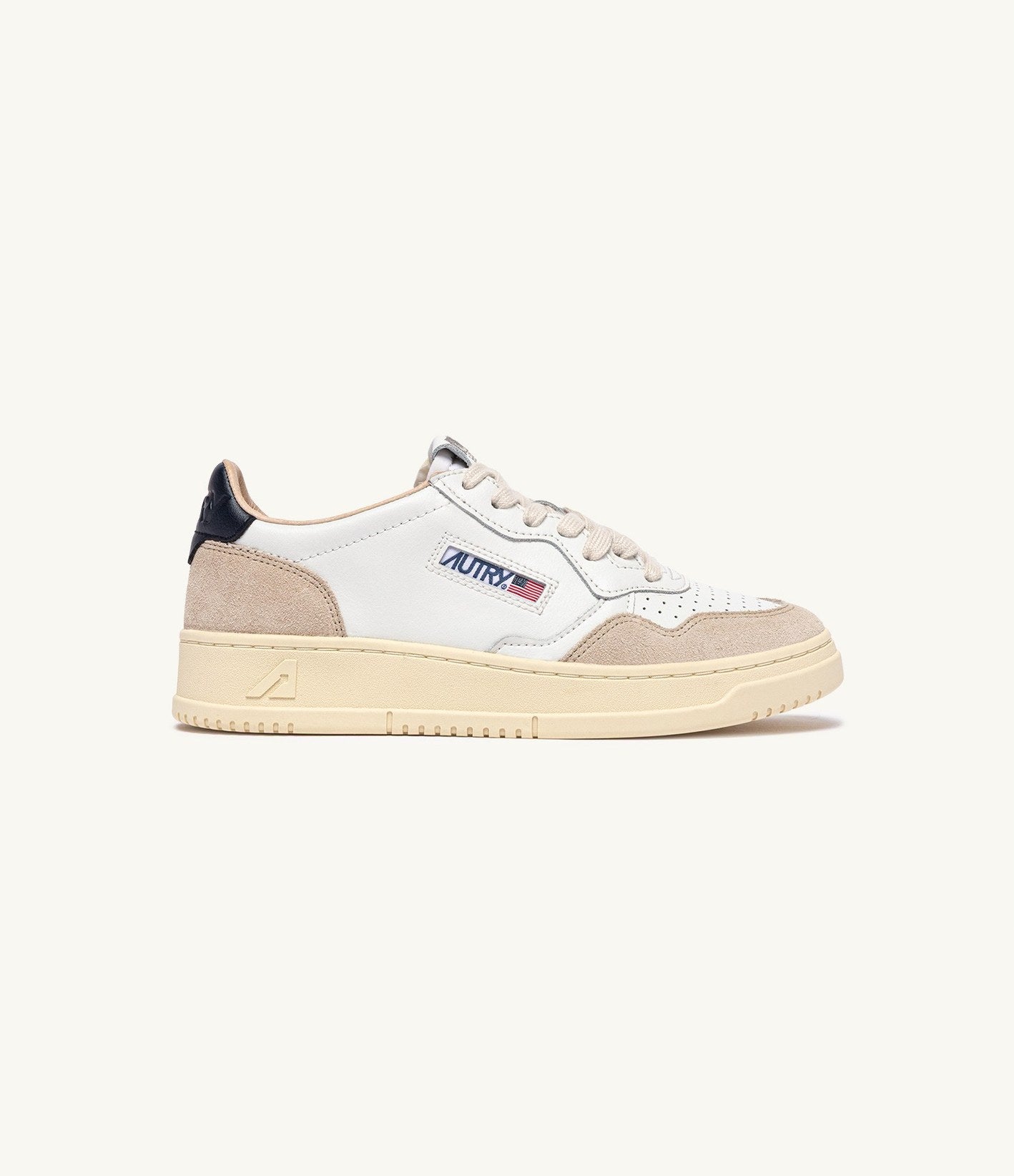 Autry Medalist Low Blanco Arena Navy