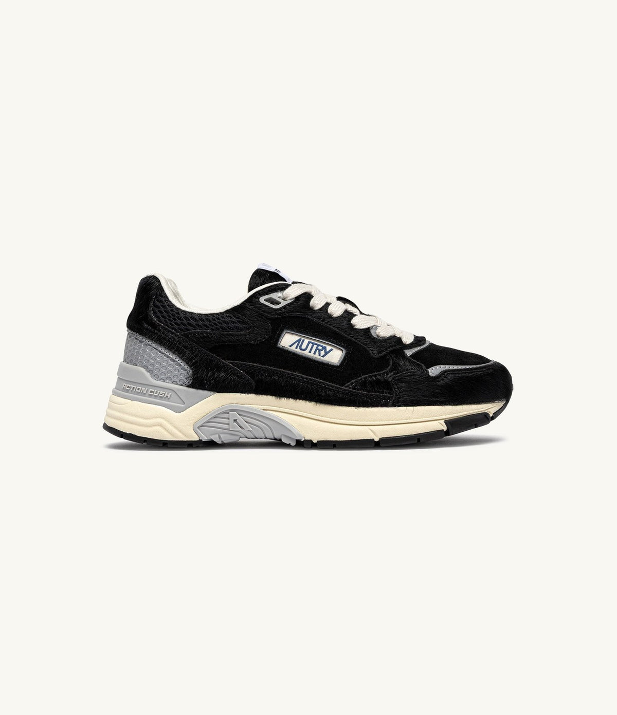 Autry Hyperway Low Pony Suede Black