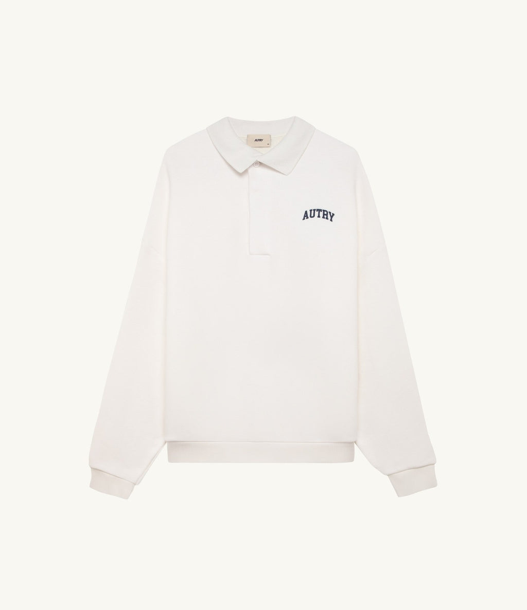 Autry Polo Sweatshirt Blanco