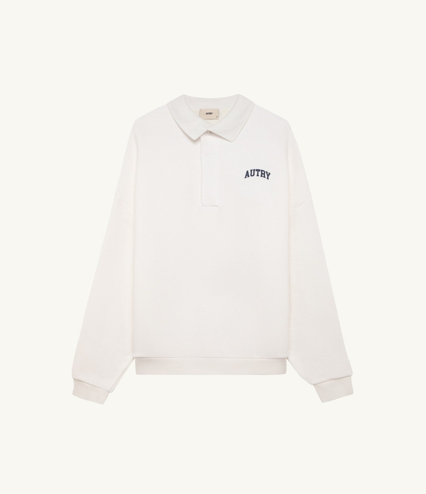 Autry Polo Sweatshirt Blanco