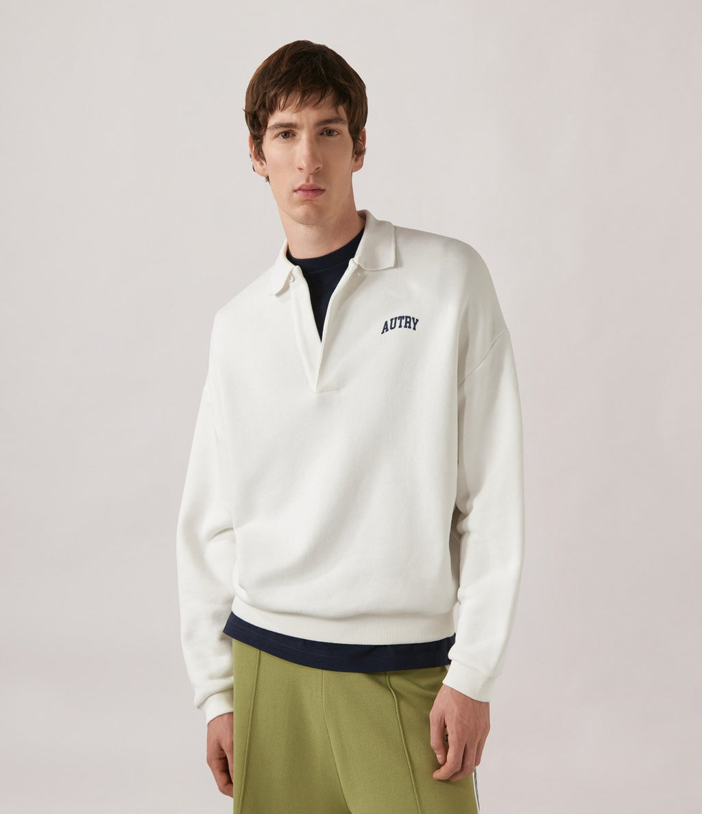 Autry Polo Sweatshirt Blanco