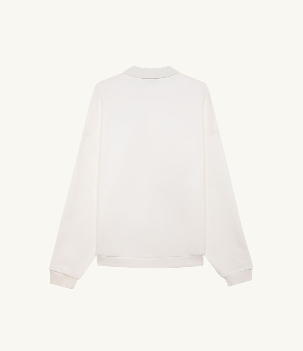 Autry Polo Sweatshirt Blanco