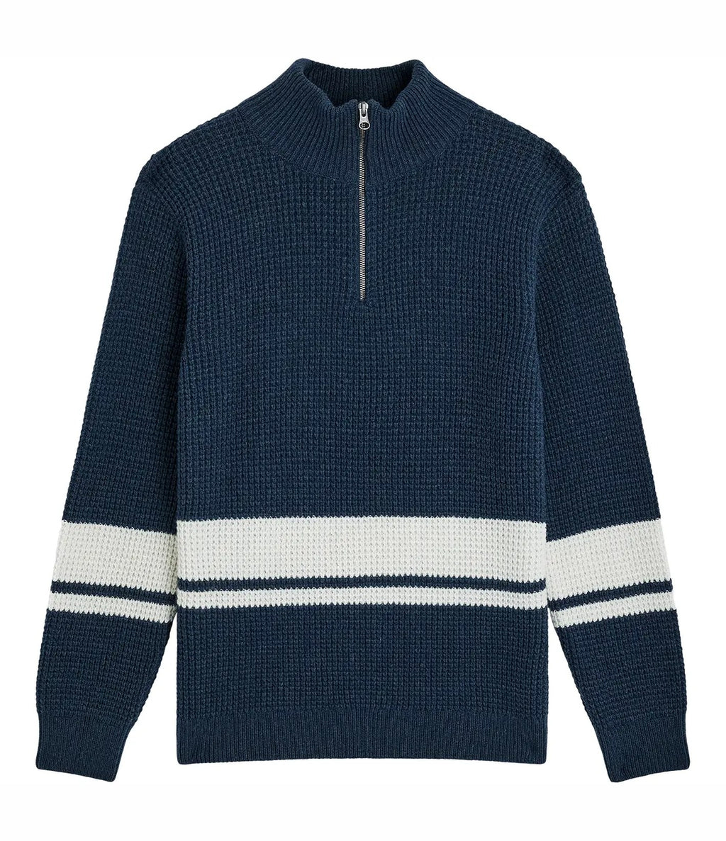 Bask In The Sun Sailor Sweater Navy