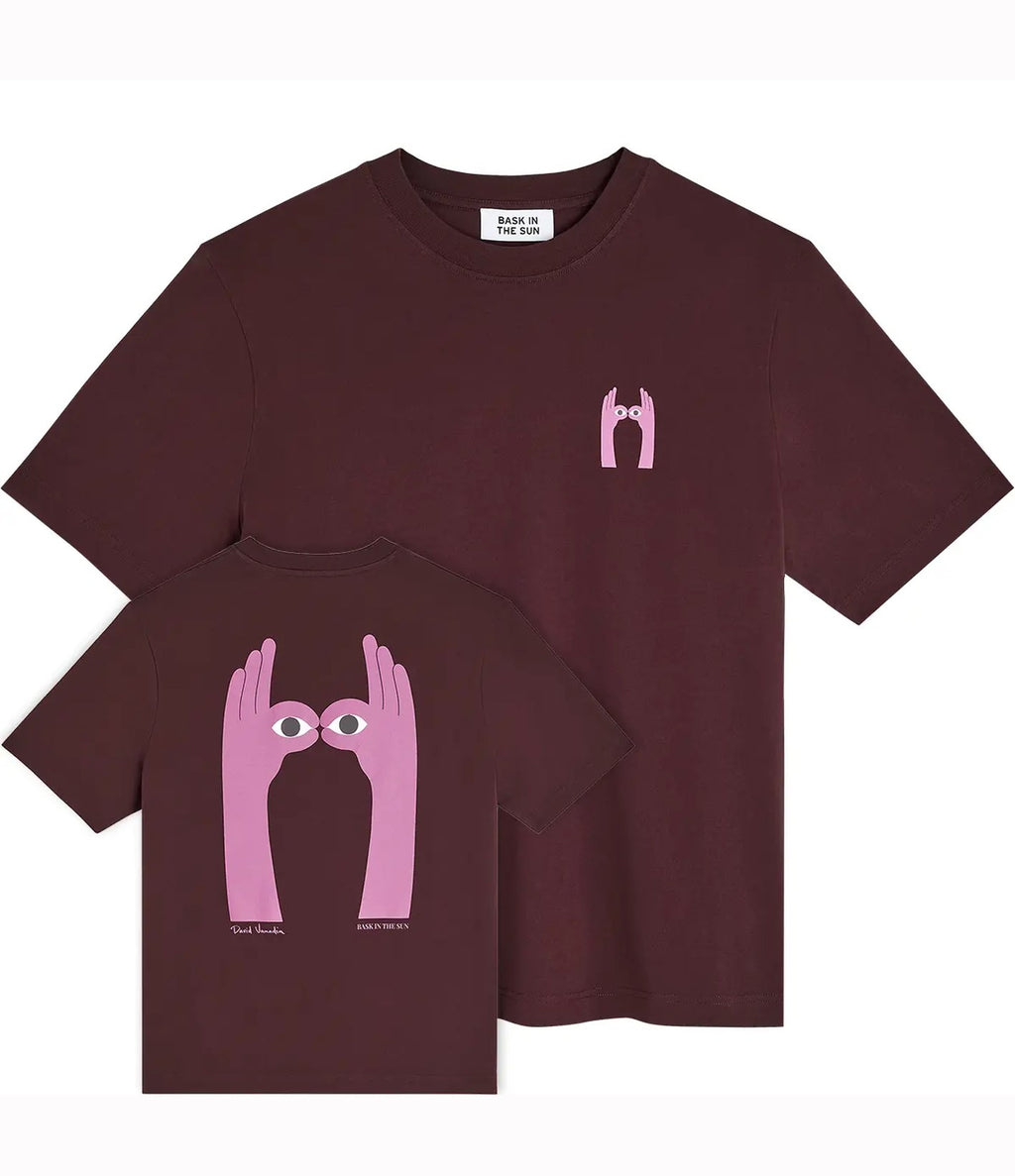 Bask In The Sun Look Tee Wine