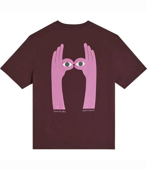 Bask In The Sun Look Tee Wine