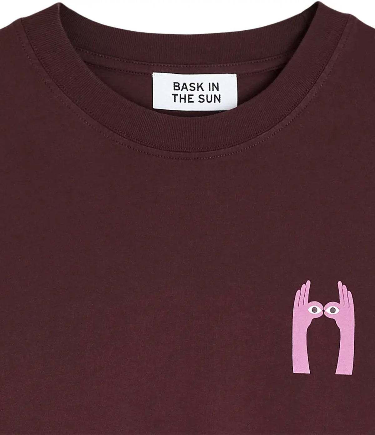 Bask In The Sun Look Tee Wine
