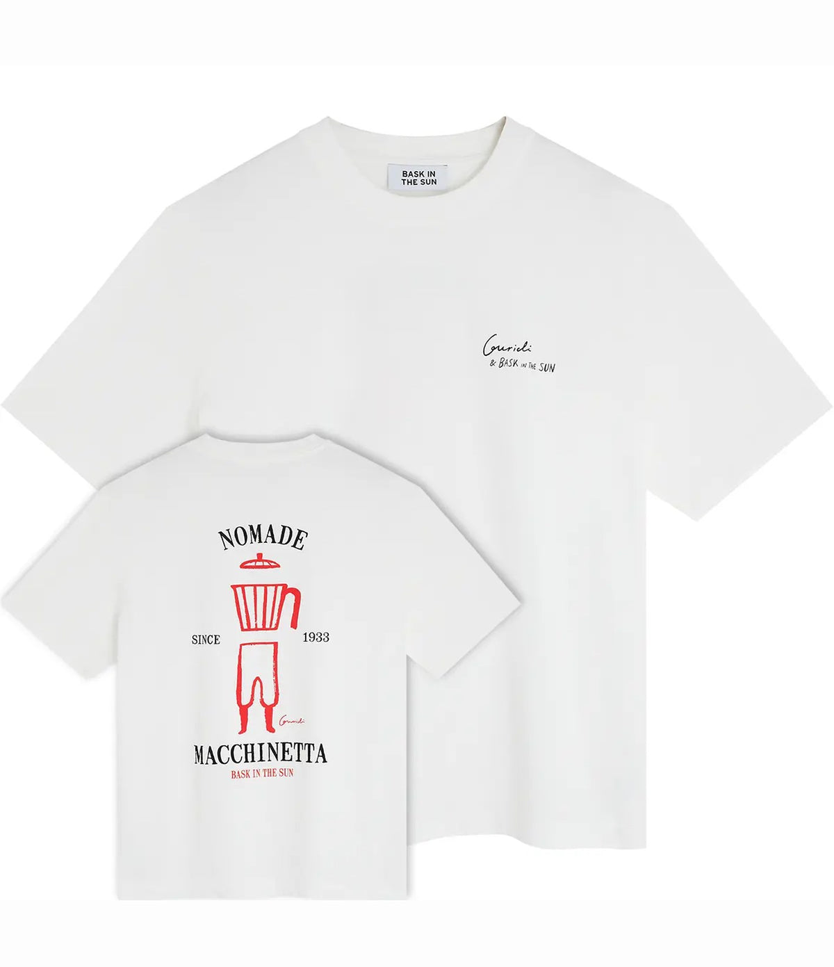 Bask In The Sun Macchinetta Tee Natural