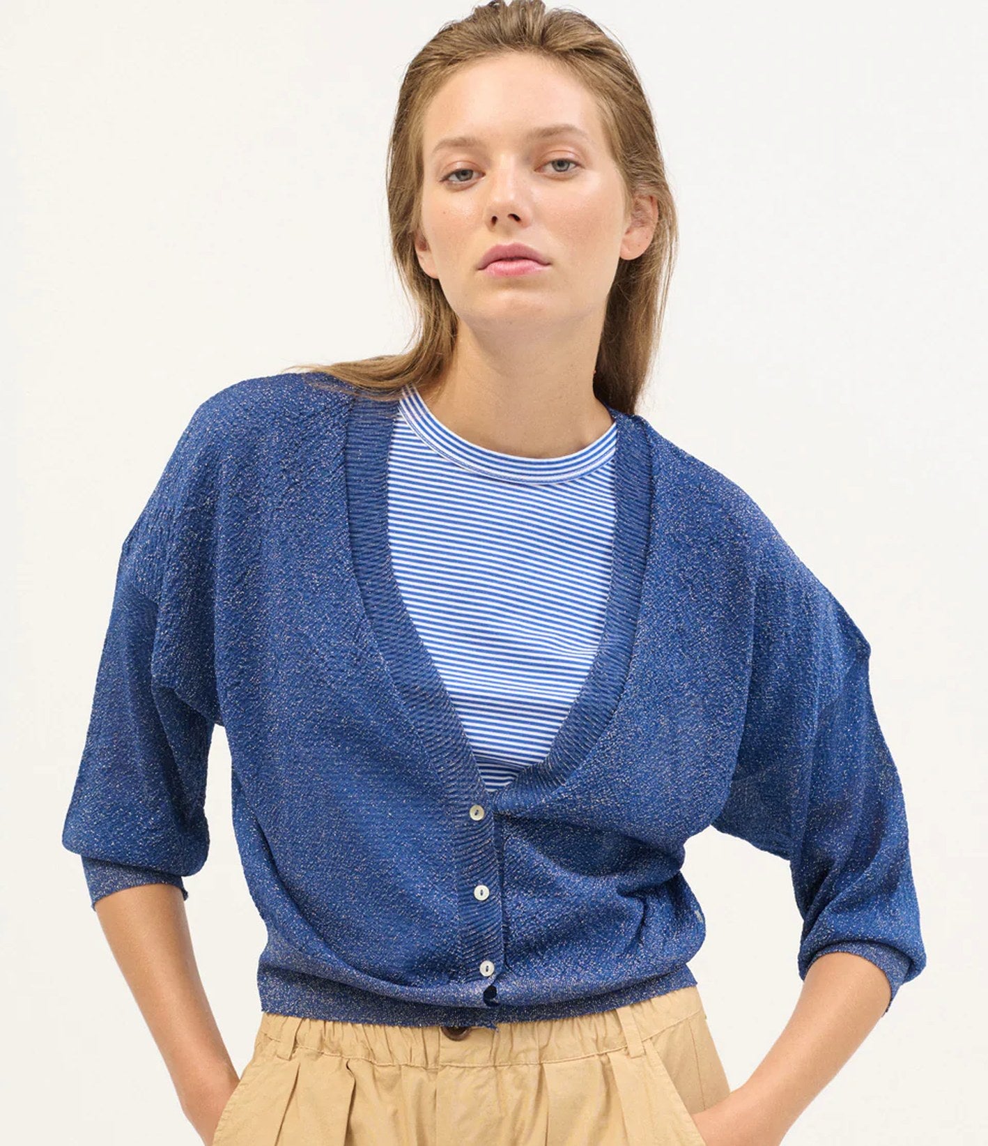 Beatriz Furest Misia Lurex Blue