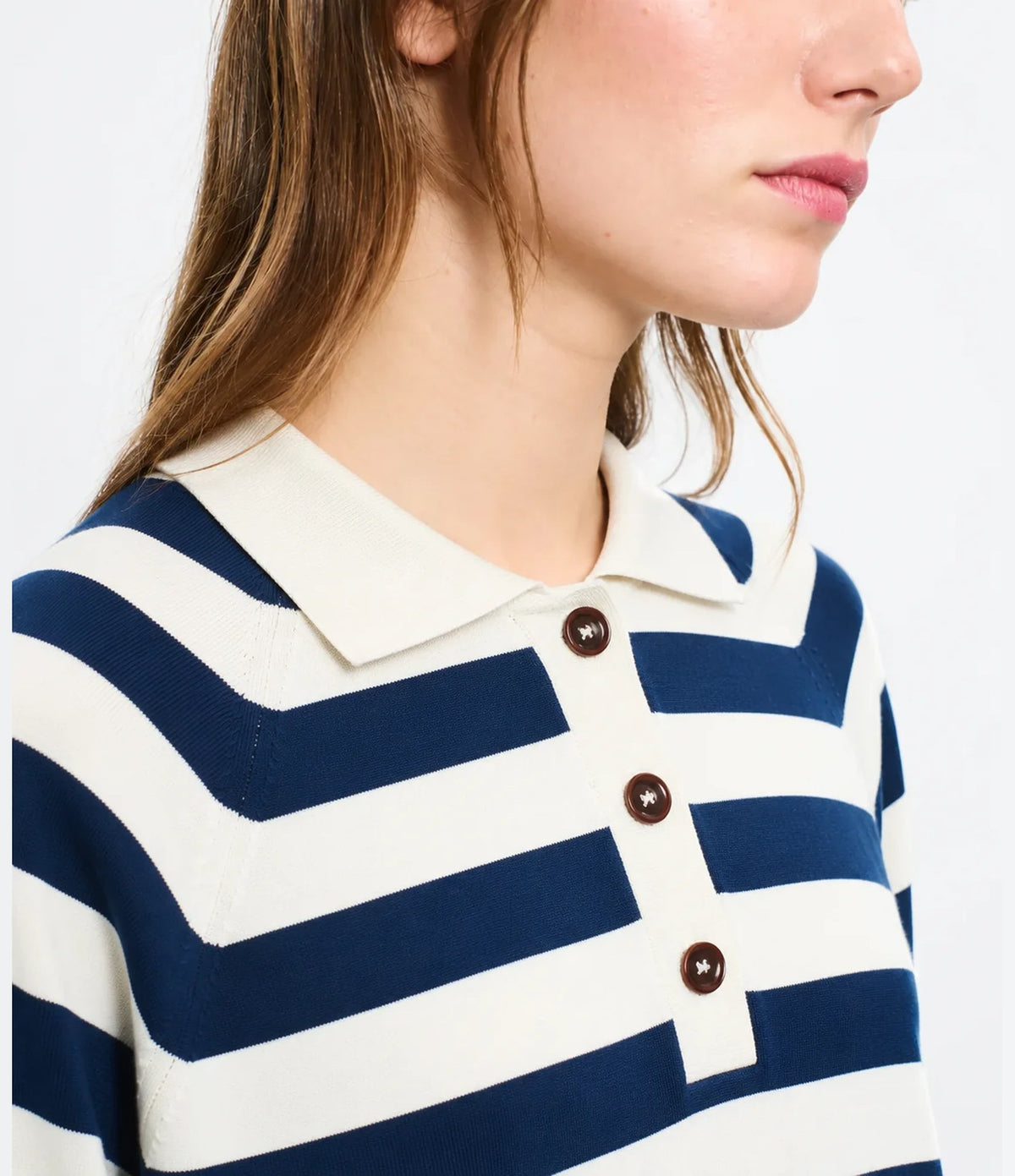 Beatriz Furest Arthur Ecru Dark Navy