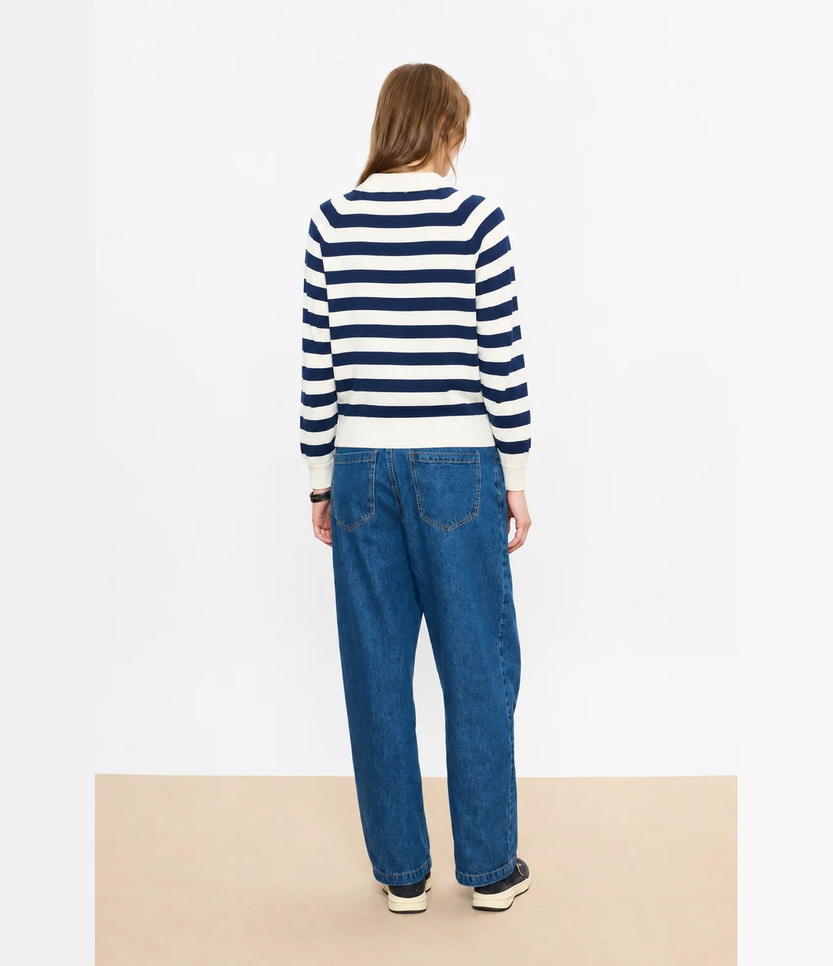 Beatriz Furest Arthur Ecru Dark Navy
