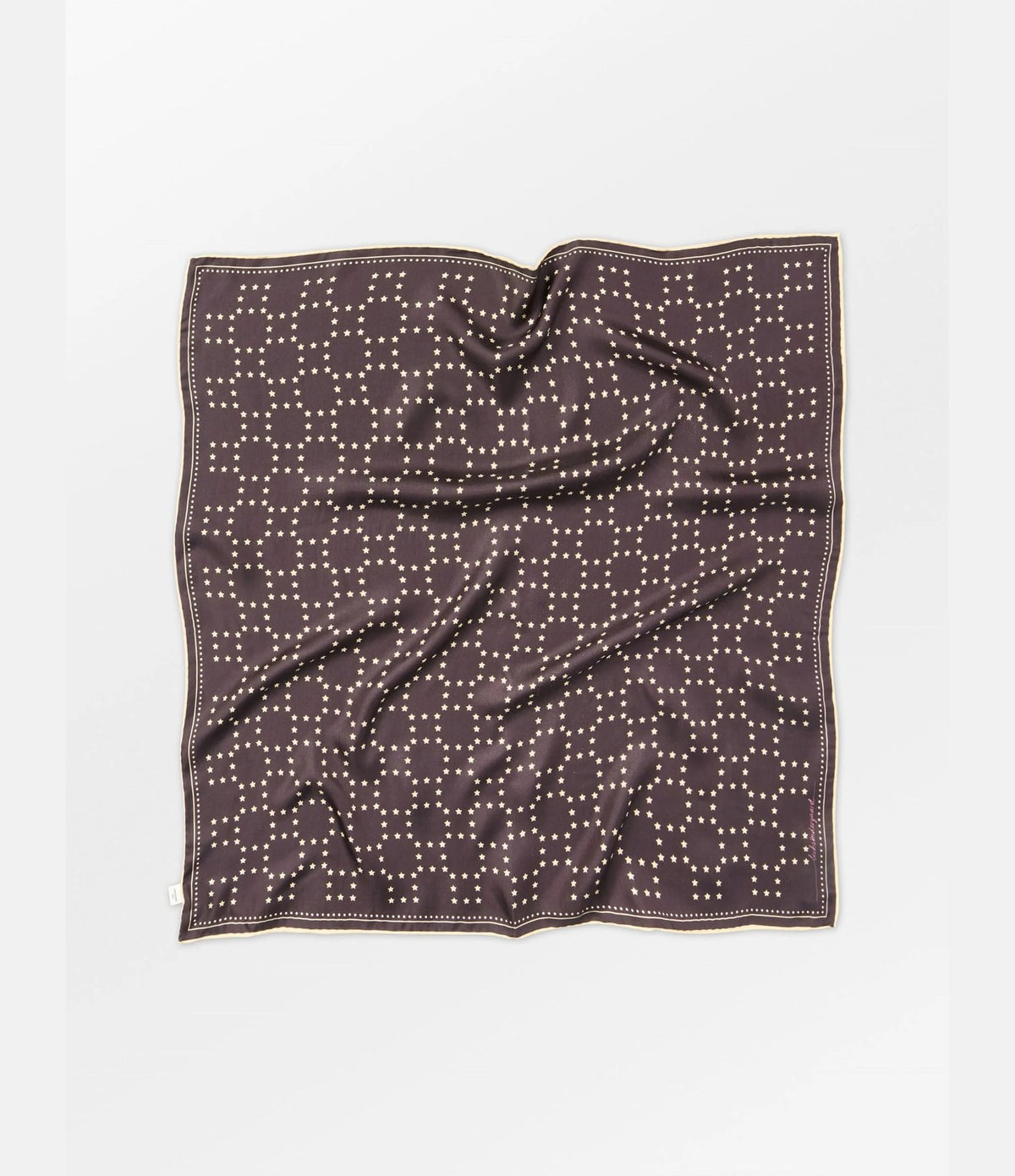 Becksondergaard Starlie Grid Sia Scarf Chocolate Torte
