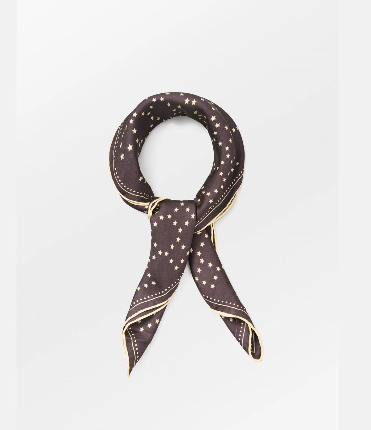 Becksondergaard Starlie Grid Sia Scarf Chocolate Torte