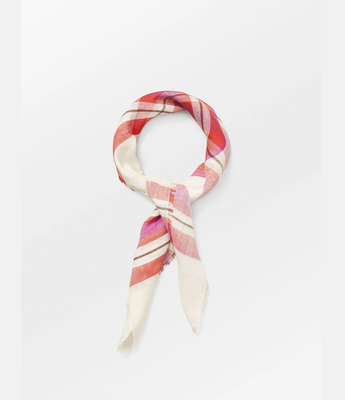 Becksondergaard Plaidia Cowea Scarf Rooibos Orange