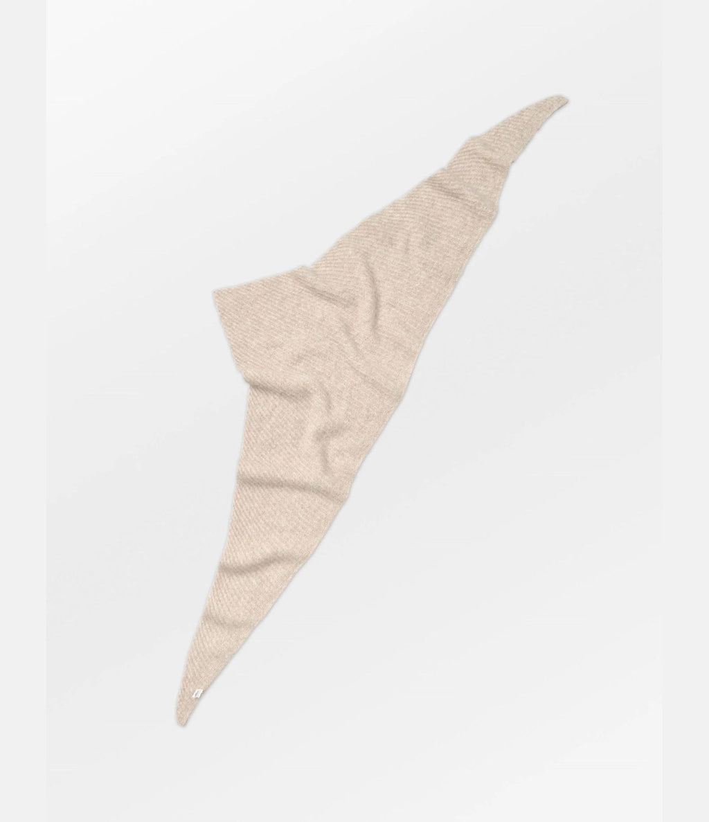 Becksondergaard Alpaca-Wool Triangle Scarf Simply Taupe Beige