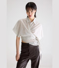 Bellerose Coral Check Shirt White