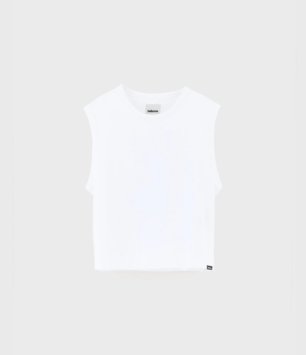 Bellerose Cuare Sleeveless T-shirt White