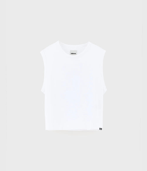 Bellerose Cuare Camiseta Sin Mangas Blanca