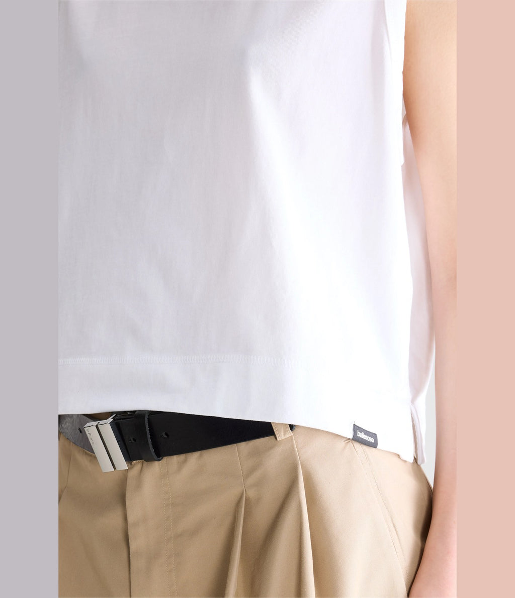 Bellerose Cuare Sleeveless T-shirt White
