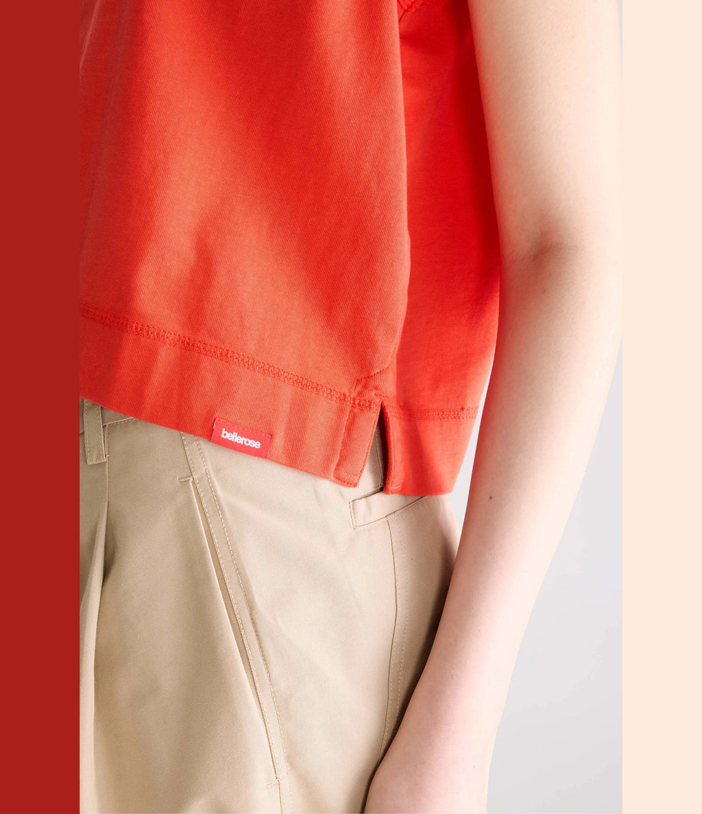 Bellerose Cuare Camiseta Sin Mangas Naranja