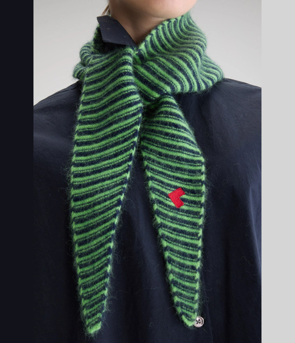 Bellerose Dusol Fular Rayas Verde