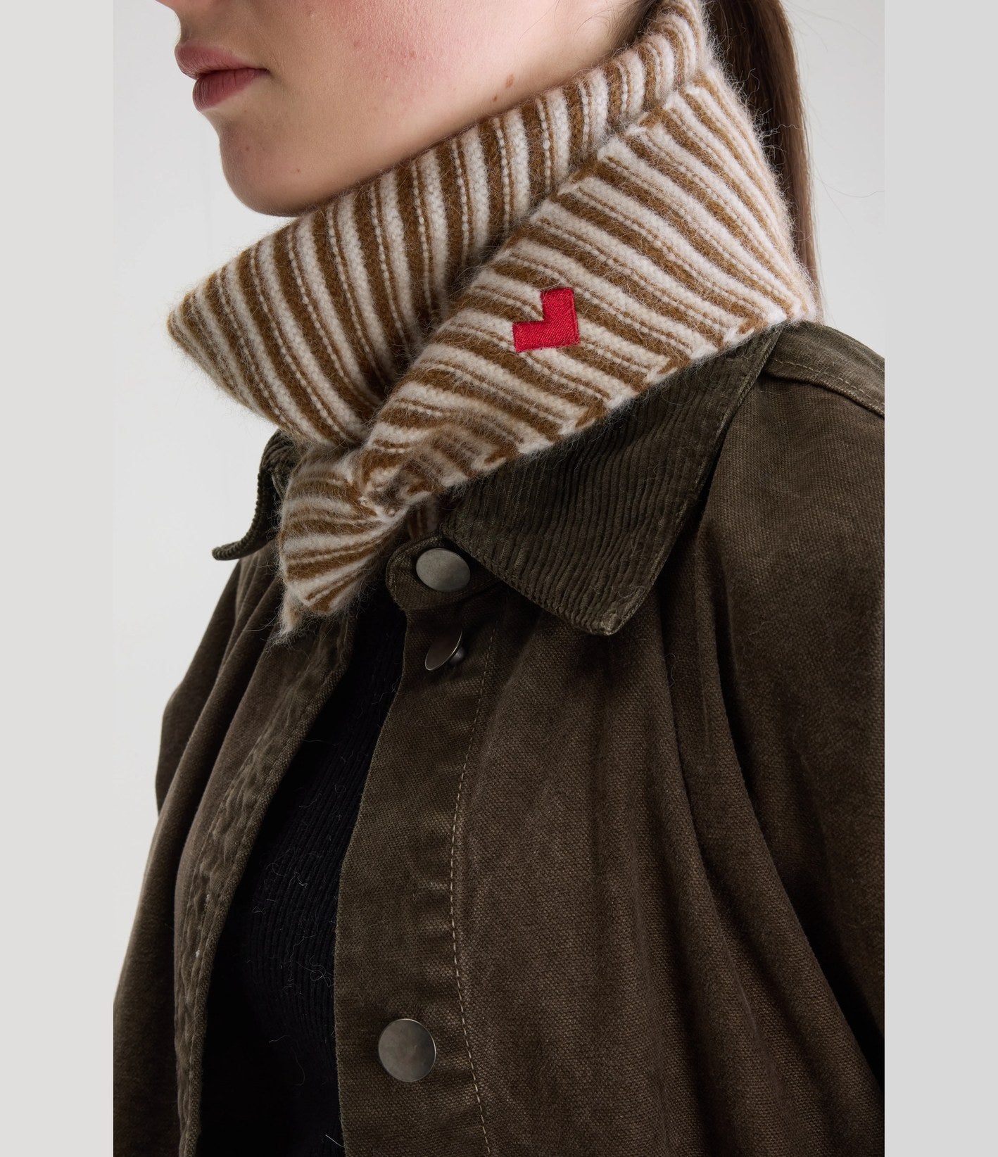 Bellerose Dusol Scarf Stripe Beige