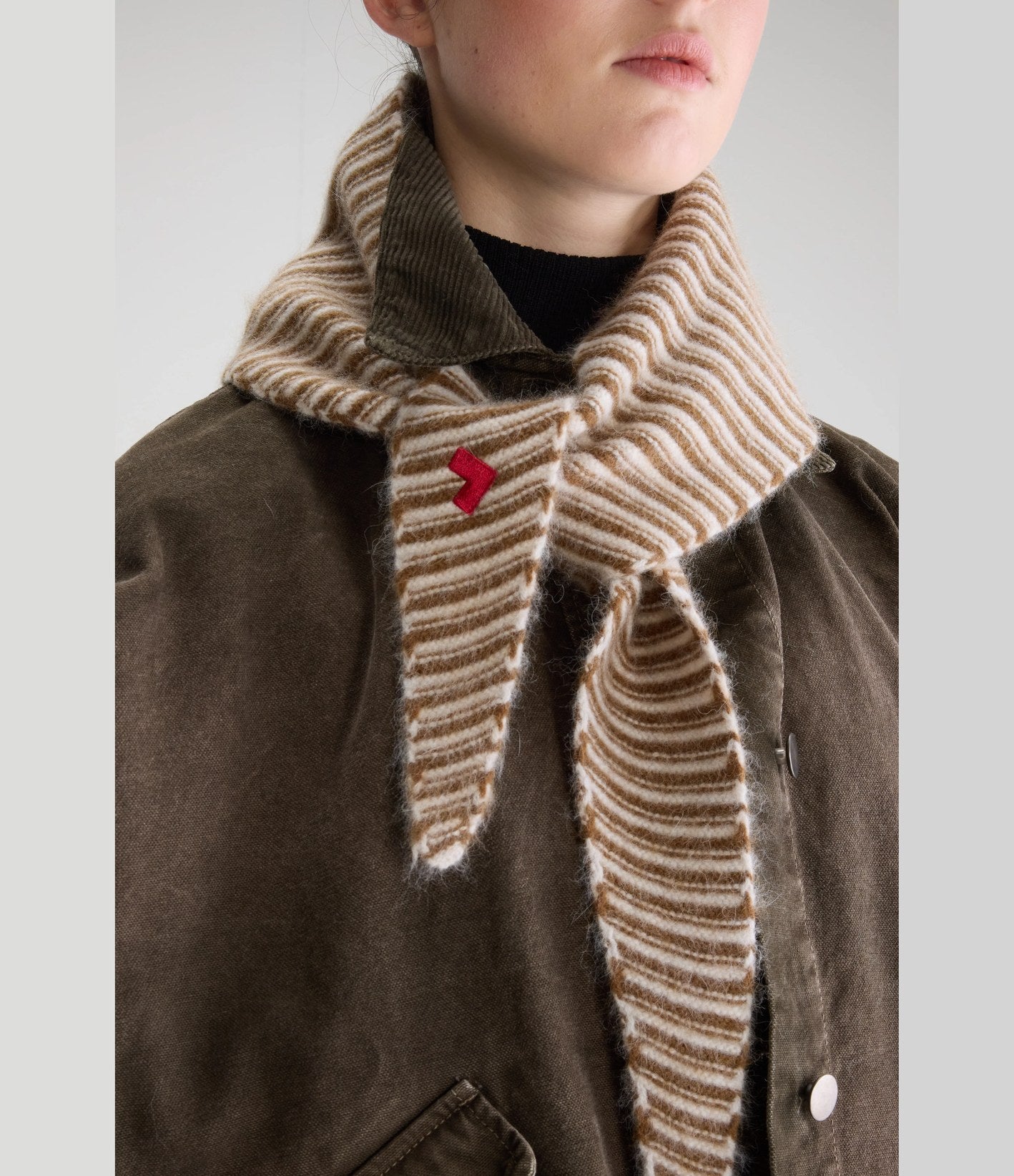 Bellerose Dusol Scarf Stripe Beige