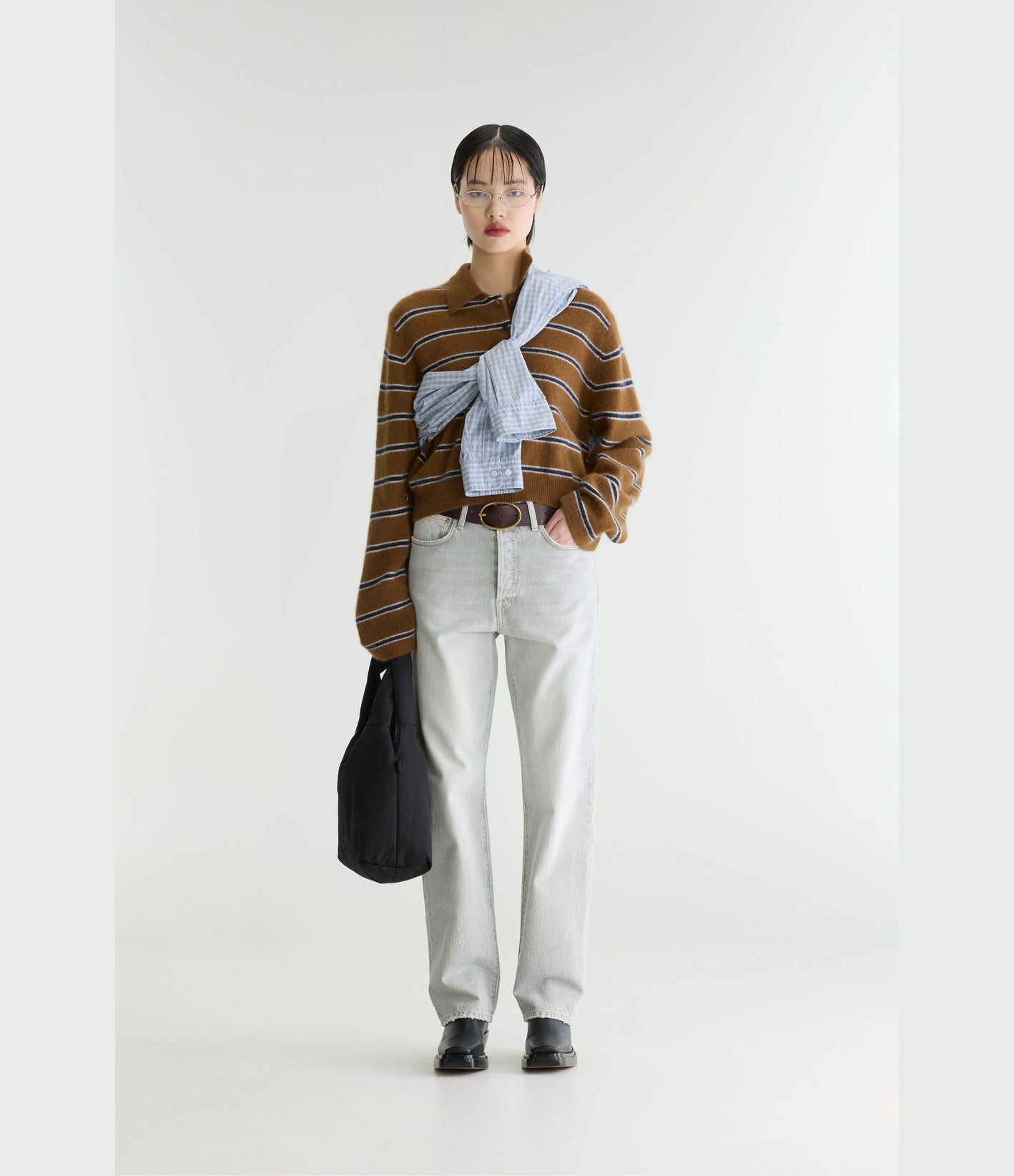 Bellerose Dussyr Jersey Polo Rayas Olive