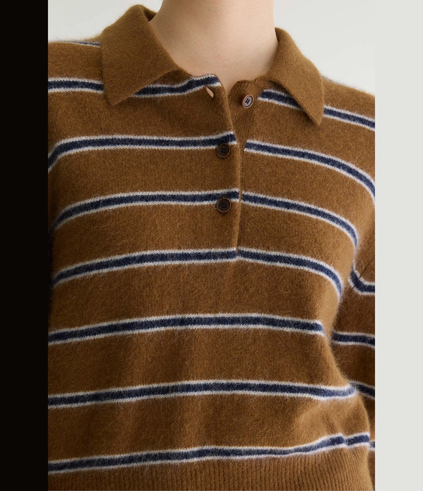 Bellerose Dussyr Jersey Polo Rayas Olive