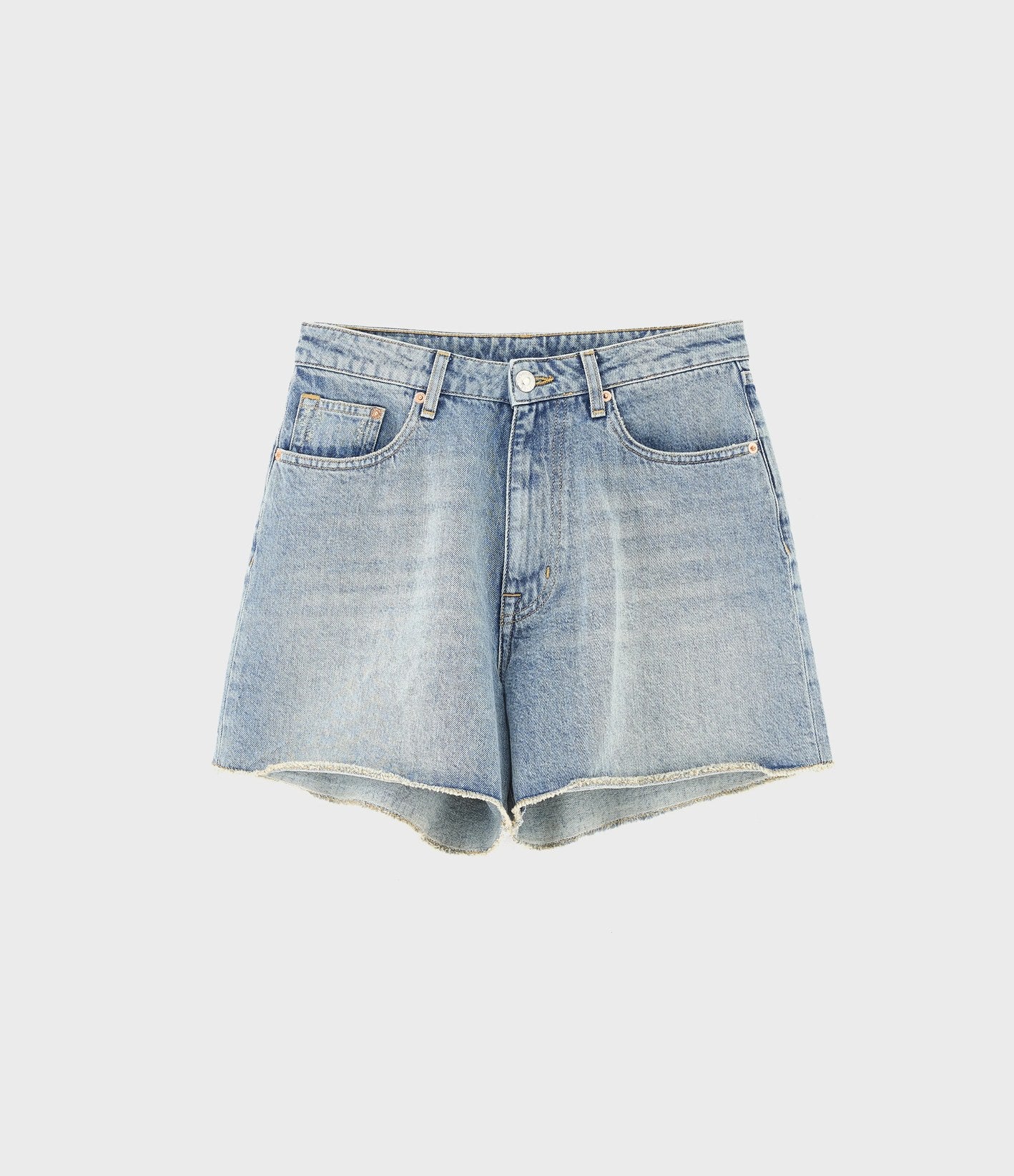 Bellerose Pactol Short Denim Bleu