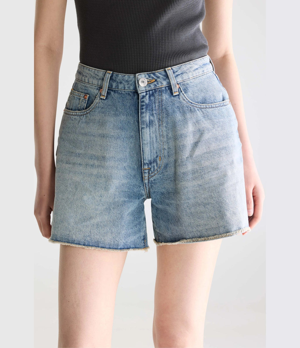 Bellerose Pactol Short Denim Bleu