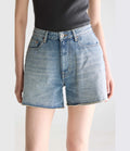 Bellerose Pactol Short Denim Bleu