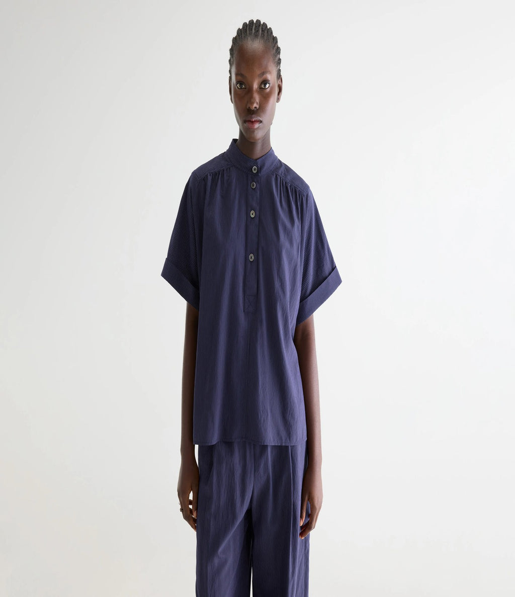 Bellerose Pear Chemise Rayures Marine
