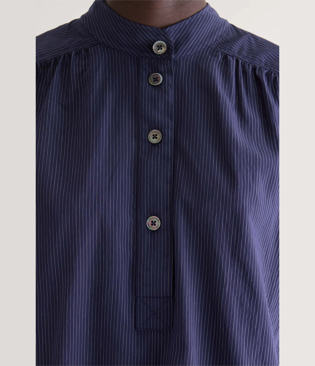 Bellerose Pear Chemise Rayures Marine
