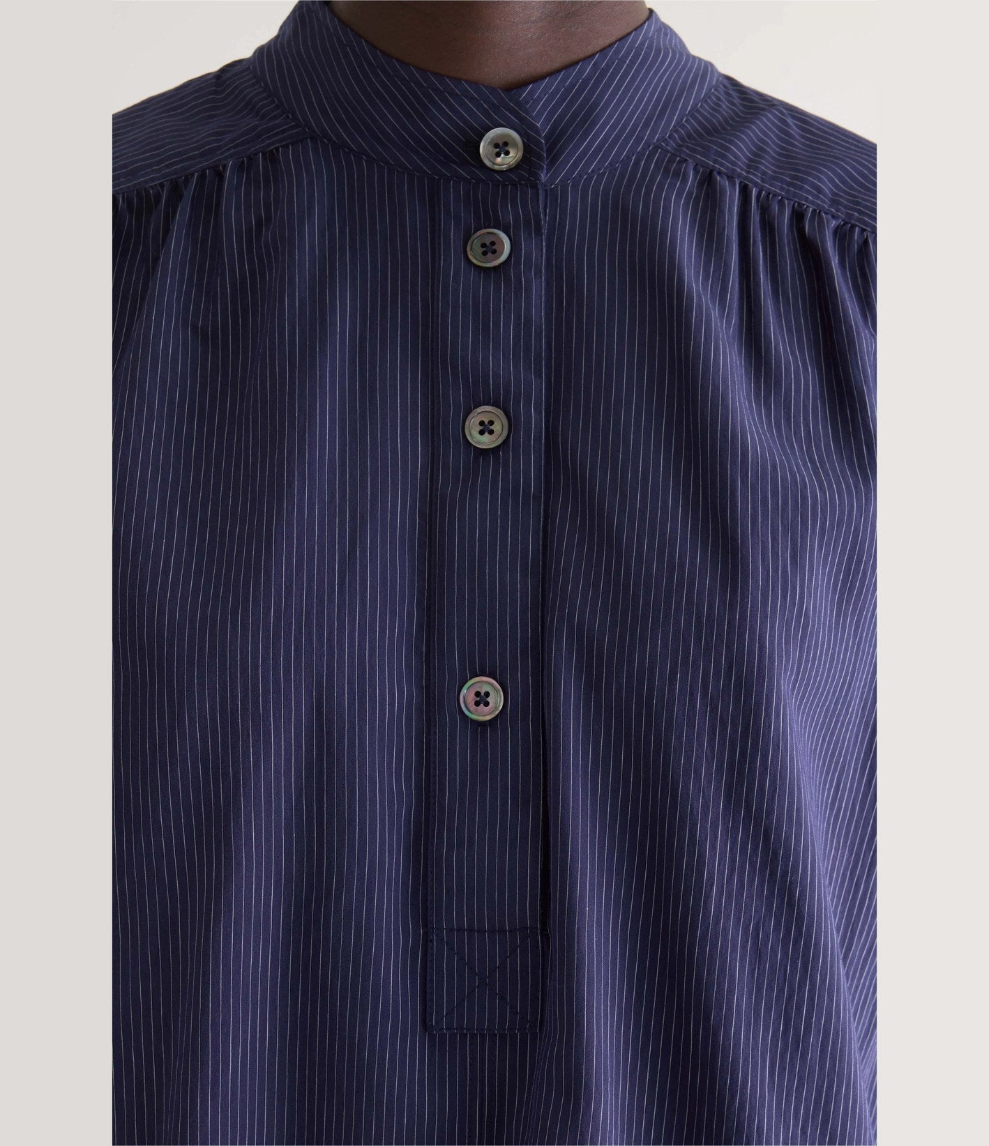 Bellerose Pear Chemise Rayures Marine