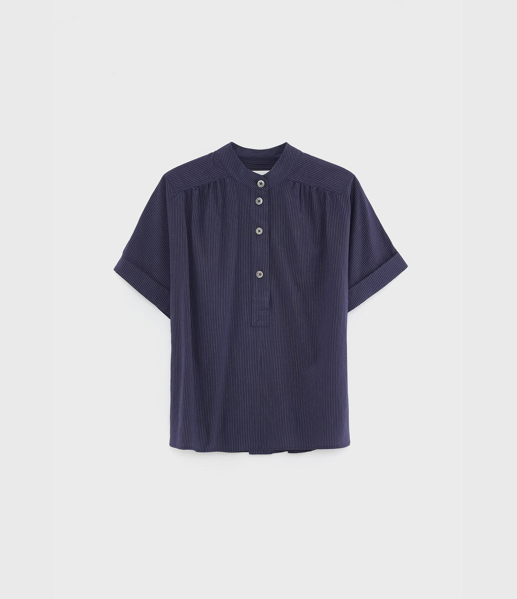 Bellerose Pear Chemise Rayures Marine
