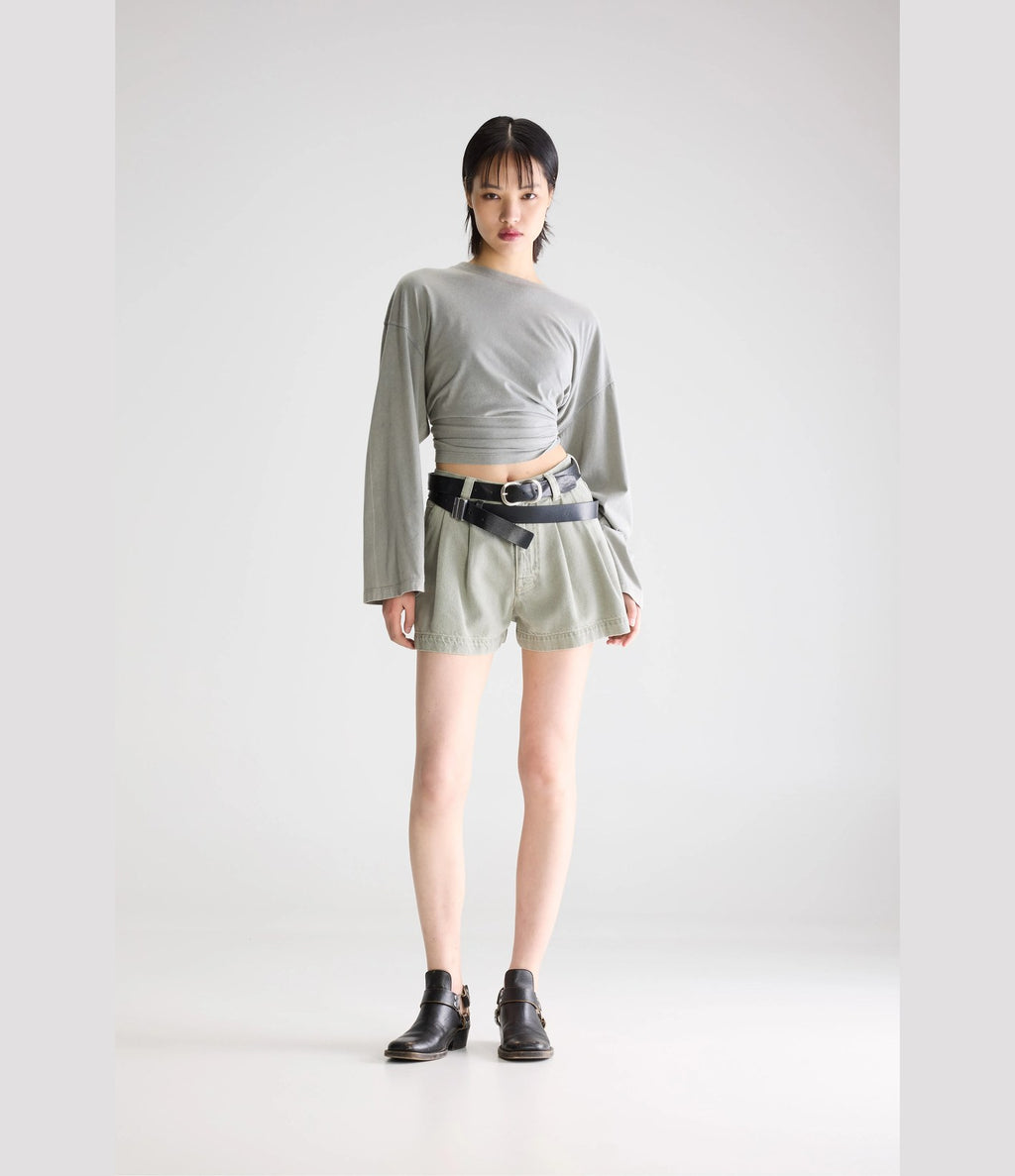 Bellerose Prisma Shorts Verde Salvia