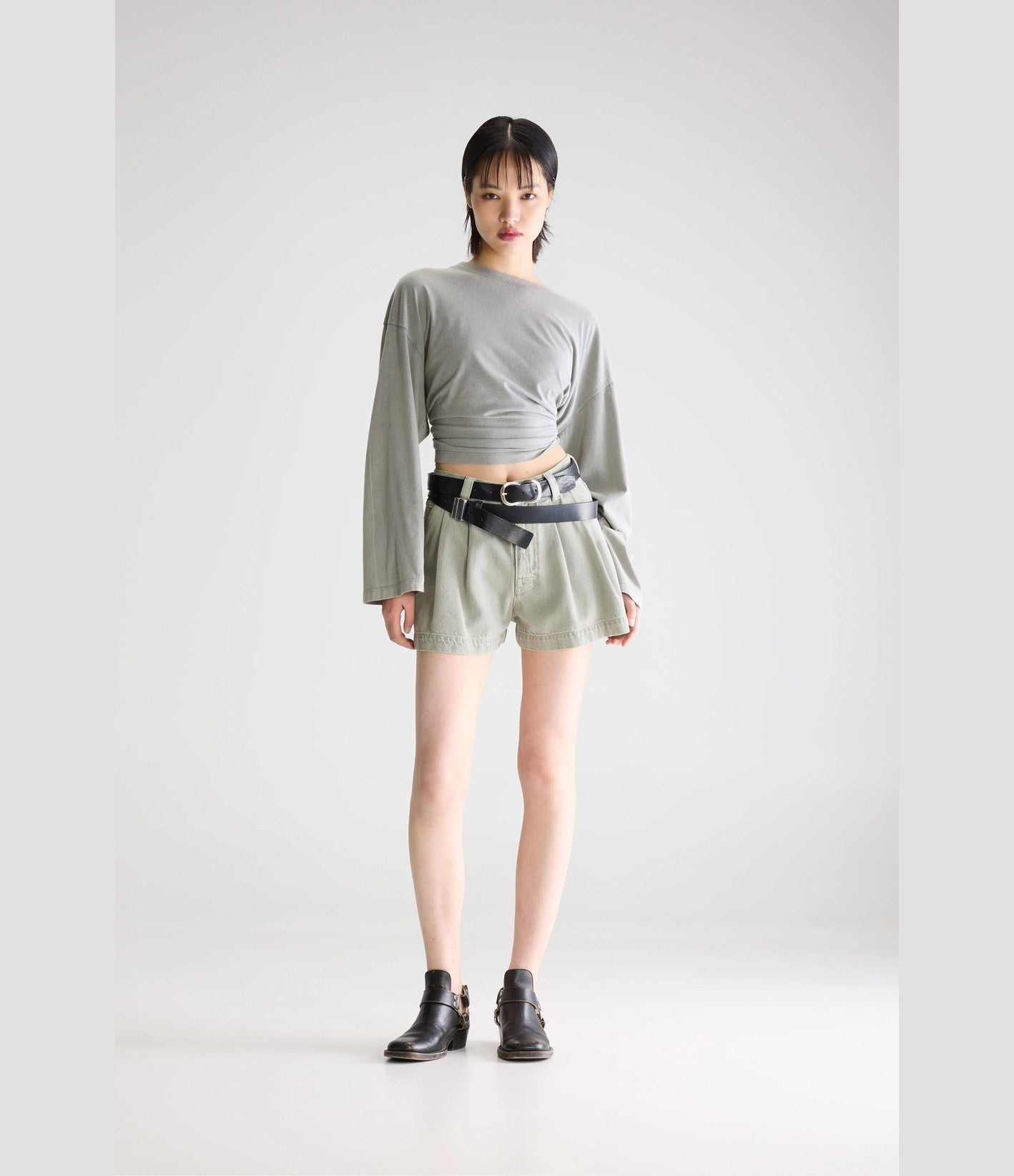 Bellerose Prisma Shorts Verde Salvia