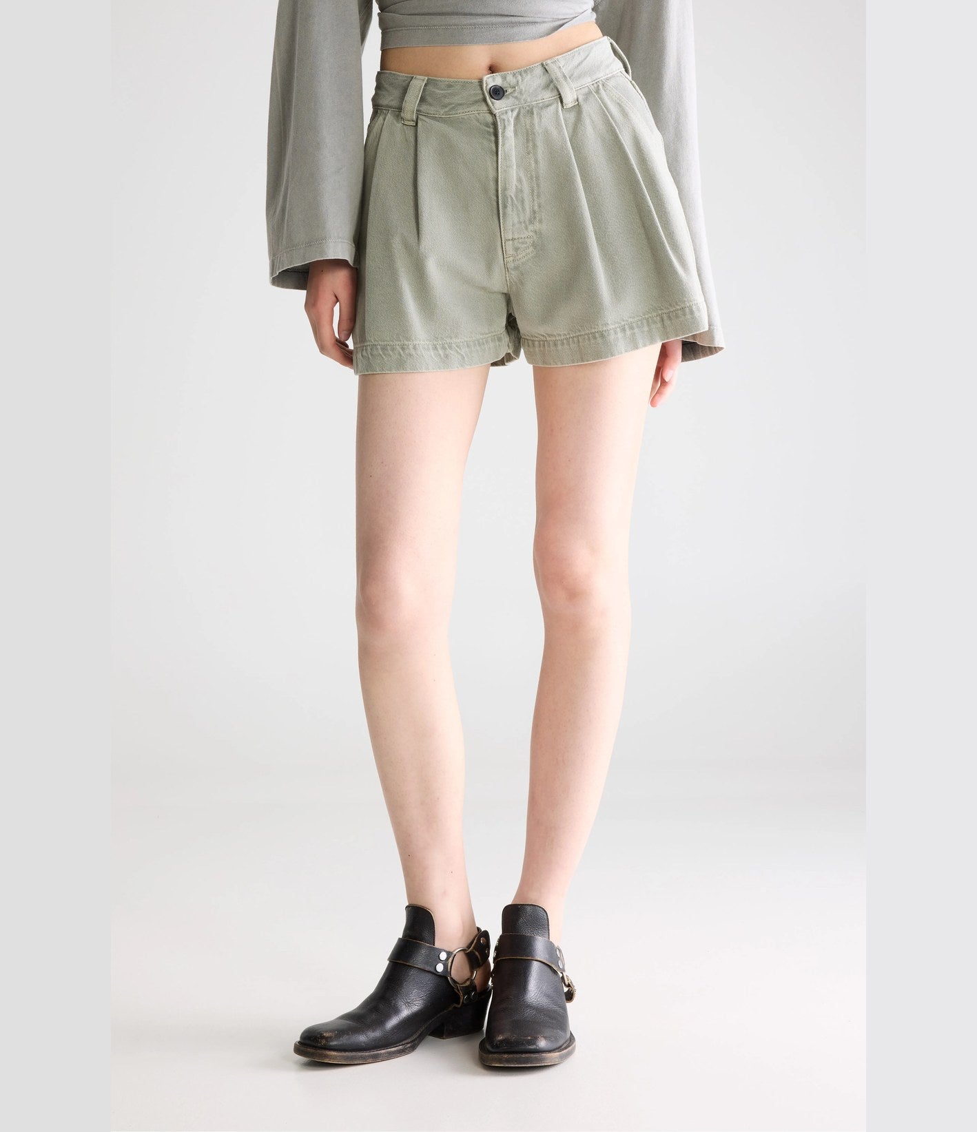 Bellerose Prisma Shorts Verde Salvia