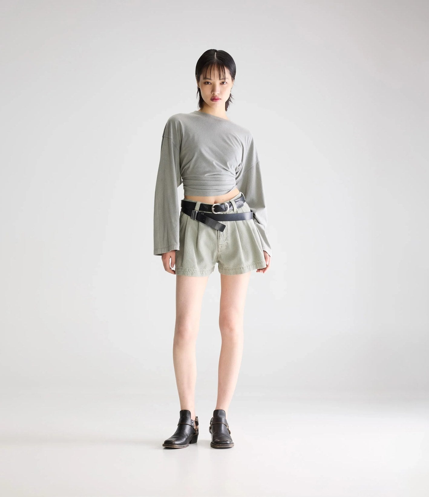 Bellerose Prisma Shorts Verde Salvia