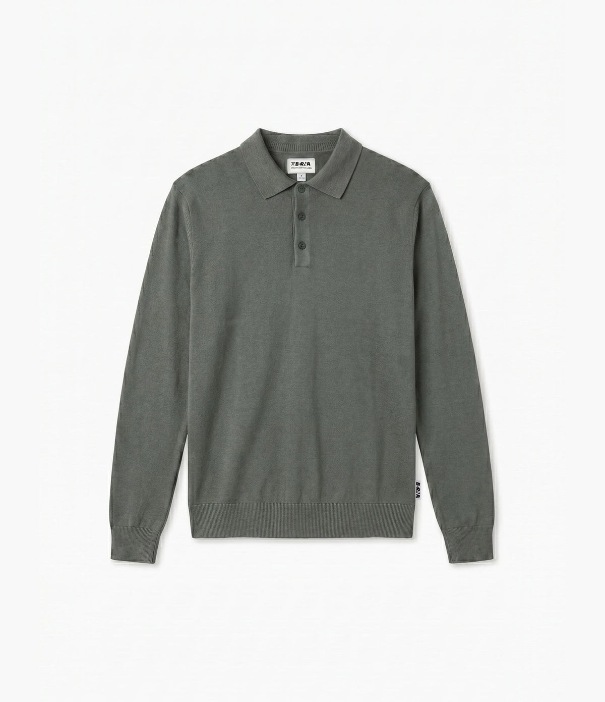 Berna Knit Polo Fir Green