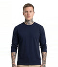 Berna Vintage Long Sleeve Tee Navy
