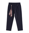 Berna Cropped Technical Trousers Navy